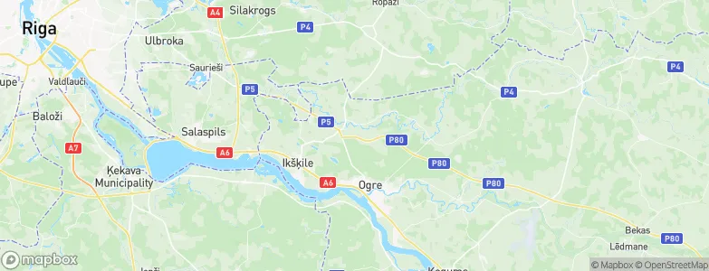 Ikšķile, Latvia Map