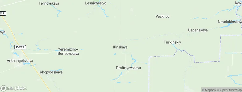 Il'inskaya, Russia Map