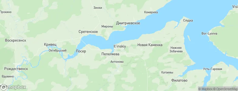 Il'inskiy, Russia Map