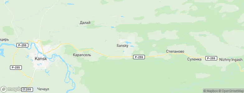 Ilanskiy, Russia Map