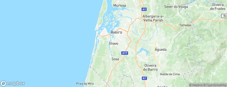 Ílhavo, Portugal Map