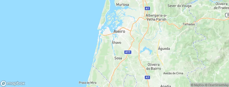 Ílhavo (São Salvador), Portugal Map