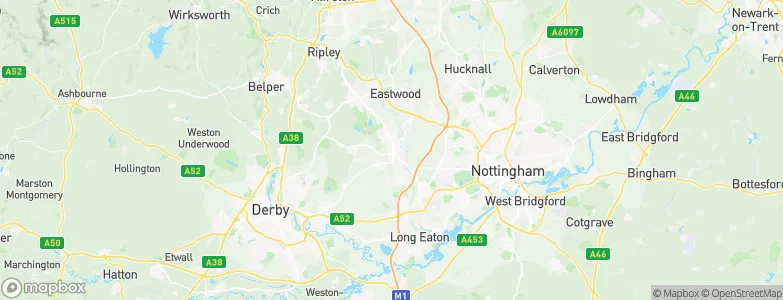 Ilkeston, United Kingdom Map
