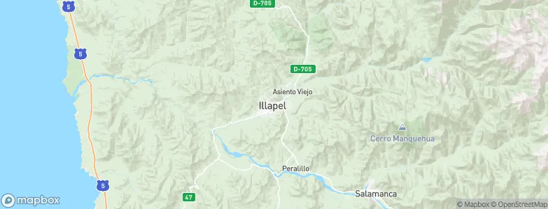 Illapel, Chile Map