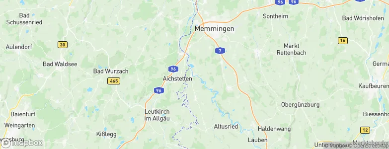 Illerbeuren, Germany Map