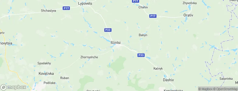 Illintsi, Ukraine Map