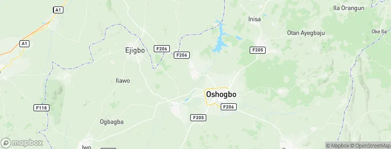 Ilobu, Nigeria Map