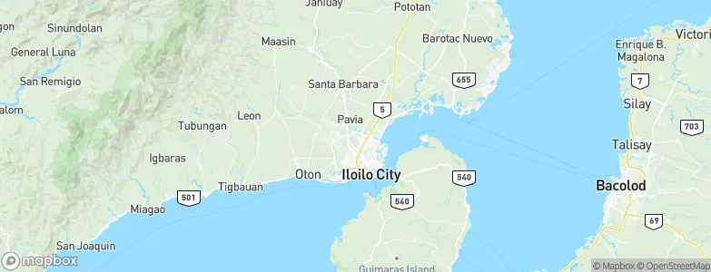 Iloilo City, Philippines Map