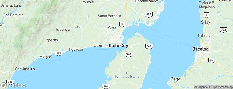 Iloilo City, Philippines Map