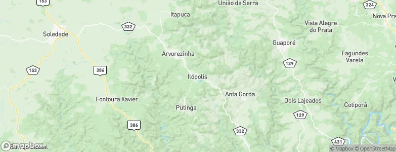 Ilópolis, Brazil Map