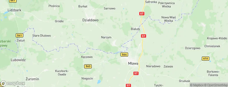 Iłowo -Osada, Poland Map
