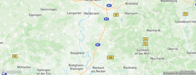 Ilsfeld, Germany Map