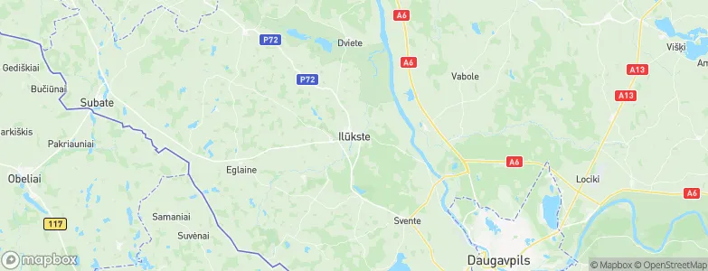 Ilūkste, Latvia Map