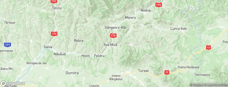 Ilva Mică, Romania Map