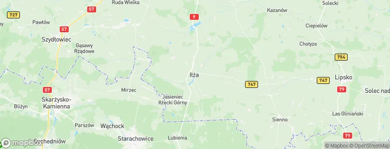 Iłża, Poland Map