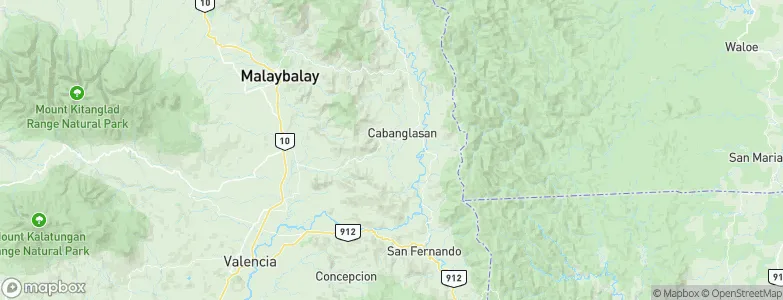 Imbatug, Philippines Map