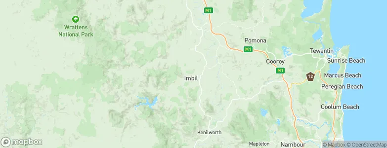 Imbil, Australia Map
