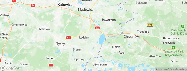 Imielin, Poland Map