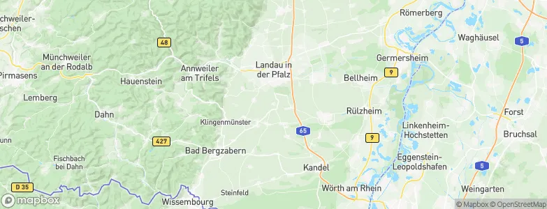Impflingen, Germany Map