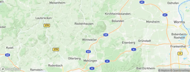 Imsbach, Germany Map