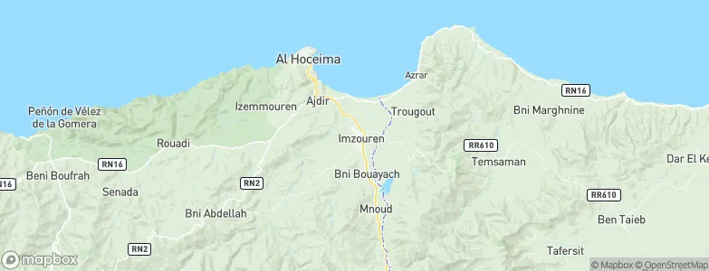 Imzourene, Morocco Map