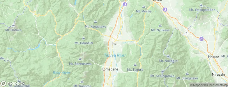 Ina, Japan Map