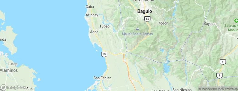 Inabaan Sur, Philippines Map