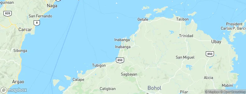 Inabanga, Philippines Map