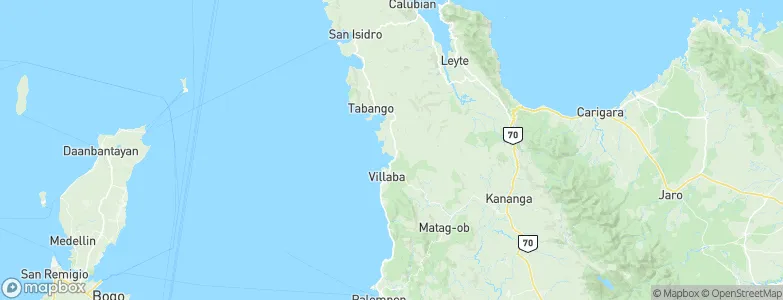 Inangatan, Philippines Map