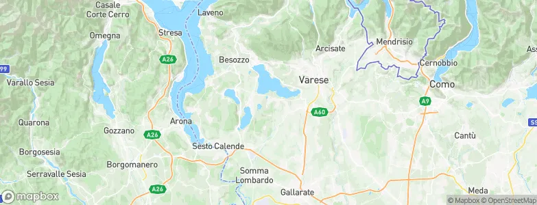 Inarzo, Italy Map