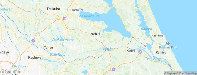 Inashiki, Japan Map