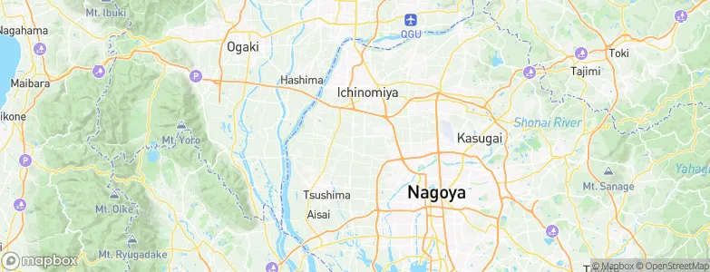 Inazawa, Japan Map