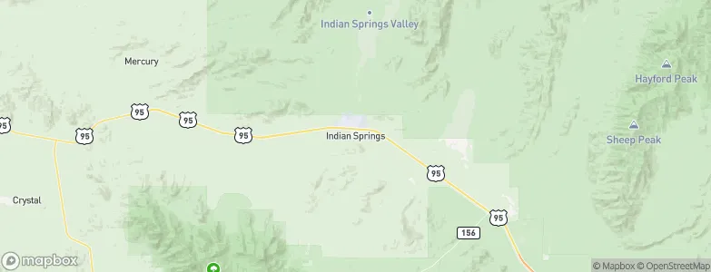 Indian Springs, United States Map