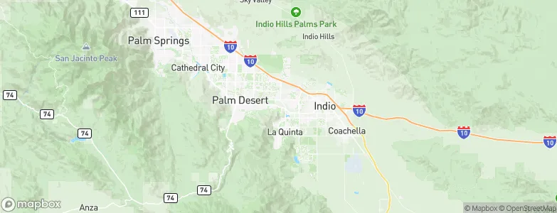 Indian Wells, United States Map