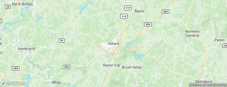 Indiana, United States Map