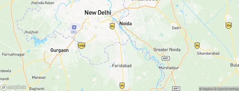 Indraprast, India Map