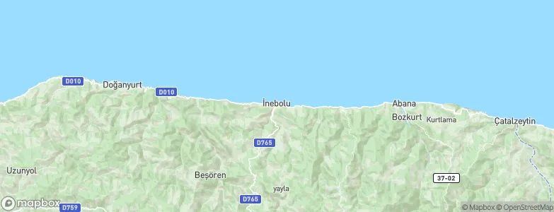 İnebolu, Turkey Map