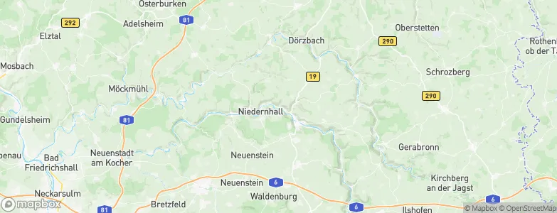 Ingelfingen, Germany Map