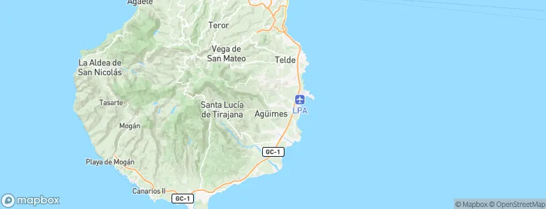 Ingenio, Spain Map