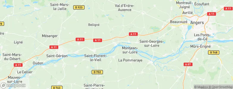 Ingrandes, France Map