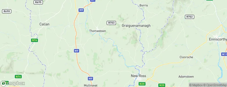 Inistioge, Ireland Map