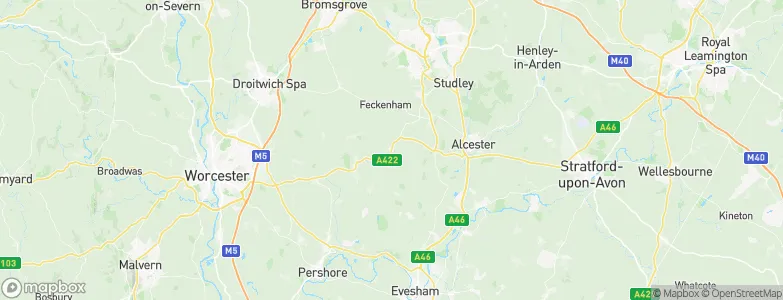Inkberrow, United Kingdom Map