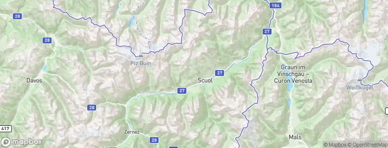 Inn District, Switzerland Map