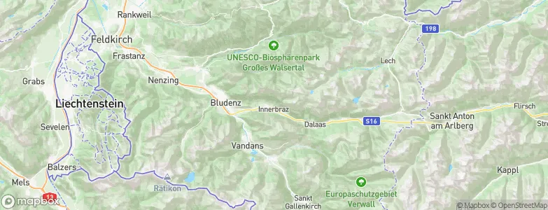 Innerbraz, Austria Map