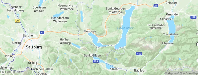 Innerschwand, Austria Map
