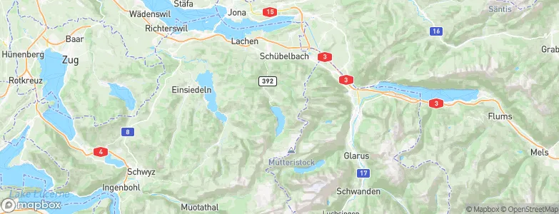Innerthal, Switzerland Map
