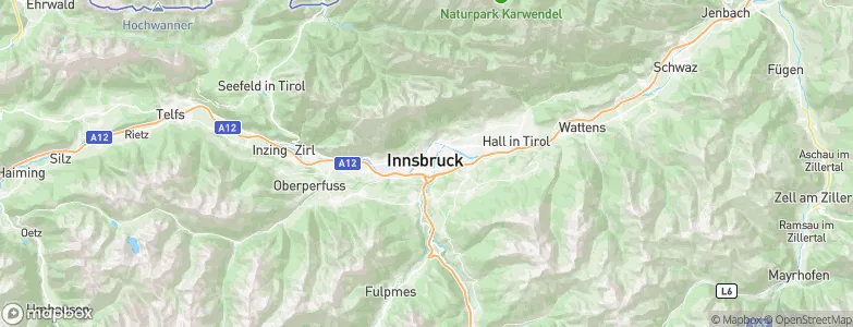 Innsbruck, Austria Map