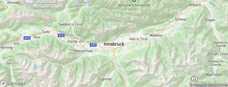 Innsbruck (Innenstadt), Austria Map