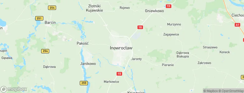 Inowrocław, Poland Map