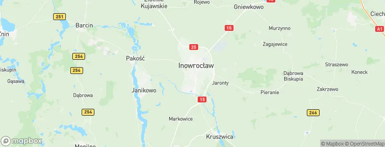 Inowrocław, Poland Map